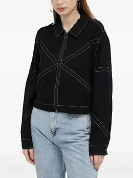 DKNY: Чёрная куртка 