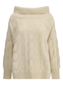 Ermanno Scervino: Бежевый свитер 