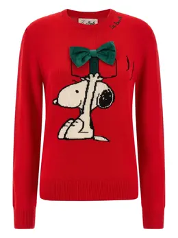 MC2 Saint Barth: Красный свитер  Snoopy