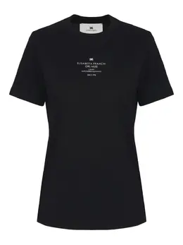 Elisabetta Franchi: Футболка с коротким рукавом 