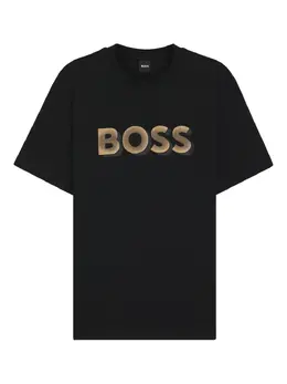 BOSS: Футболка с принтом 