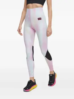 Ea7 Emporio Armani: Розовые легинсы 