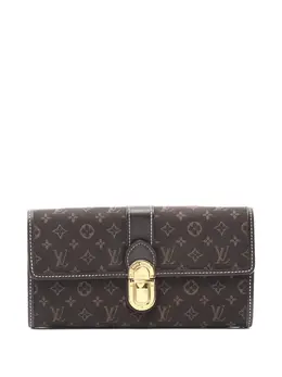 Louis Vuitton Pre-Owned: Тёмный кошелёк 