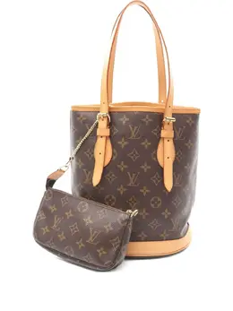 Louis Vuitton Pre-Owned: Коричневая сумка 