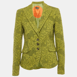 Etro: Зелёный жакет 