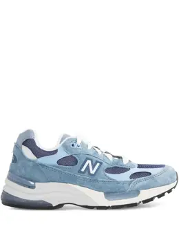 New Balance: Голубые кроссовки  992