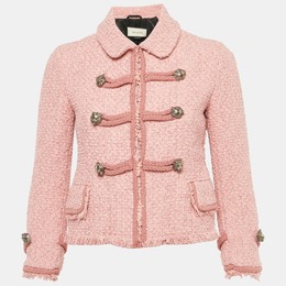 Gucci: Розовая куртка 