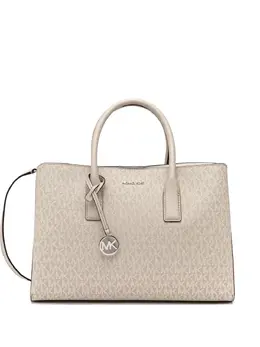 Michael Michael Kors: Белая сумка-шоппер 