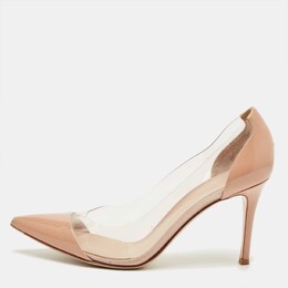 Gianvito Rossi: Бежевые туфли  Plexi