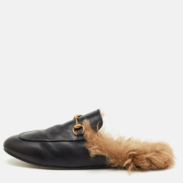 Gucci: Чёрные сабо  Princetown