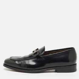 Salvatore Ferragamo: Чёрные мокасины  Gancini