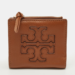 Tory Burch: Коричневый кошелёк 