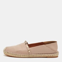 Valentino: Бежевые мокасины  Rockstud