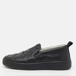 Bottega Veneta: Чёрные мокасины 