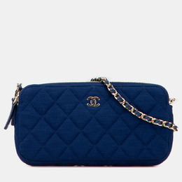 Chanel: Голубой кошелёк 