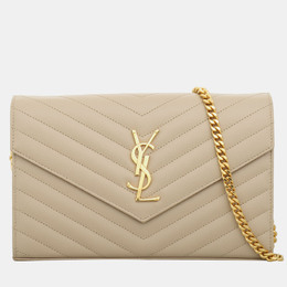 Saint Laurent Paris: Тёмный кошелёк  Envelope