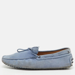 Tod's: Голубые мокасины 