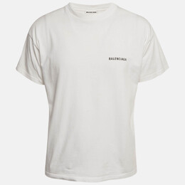 Balenciaga: Белая футболка 