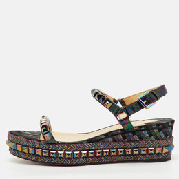 Christian Louboutin: Многоцветные сандалии 