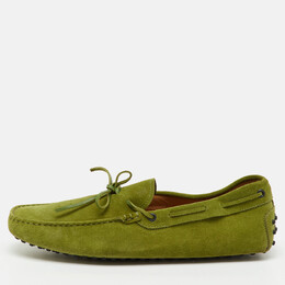 Tod's: Зелёные мокасины 