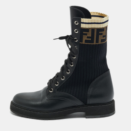Fendi: Чёрные ботинки  Rockoko