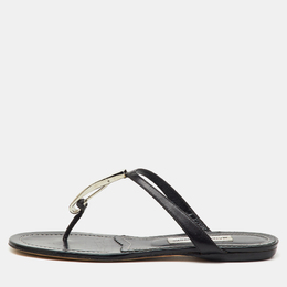 Manolo Blahnik: Чёрные сандалии 