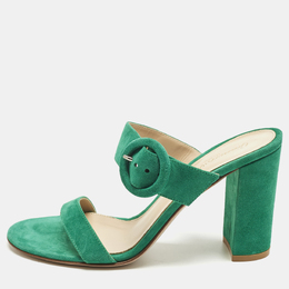 Gianvito Rossi: Зелёные сандалии 