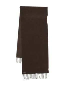 Canali: Коричневый шарф 