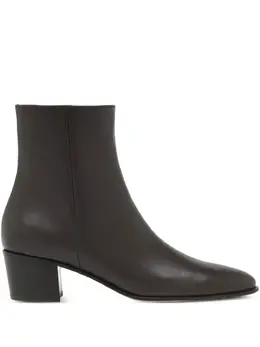Gianvito Rossi: Коричневые ботинки 