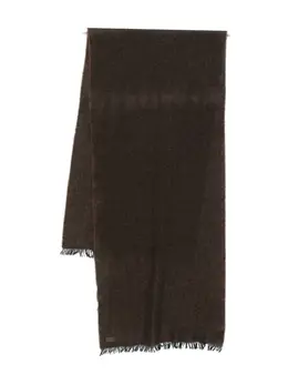 Canali: Коричневый шарф 