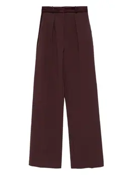 Elisabetta Franchi: Бордовые брюки 