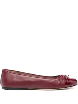 Gucci: Красные балетки  GG