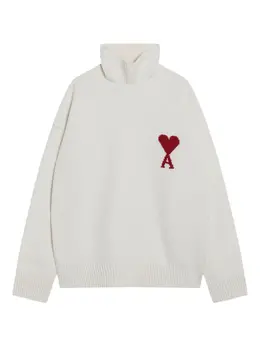 AMI Paris: Белый свитер  Ami de Cœur