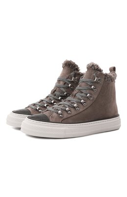 Brunello Cucinelli: Серые кеды 
