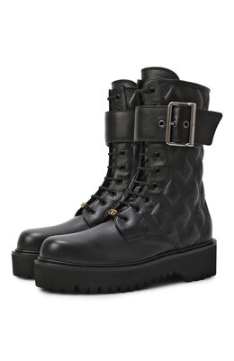 Valentino: Чёрные ботинки 