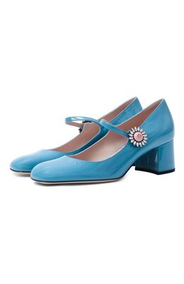 Valentino: Голубые туфли 
