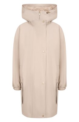 Max Mara Studio: Бежевый пуховик 