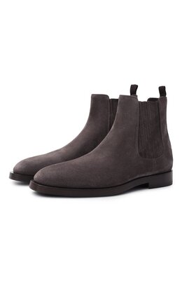 Brunello Cucinelli: Серые ботинки 