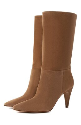 Gianvito Rossi: Коричневые ботинки 