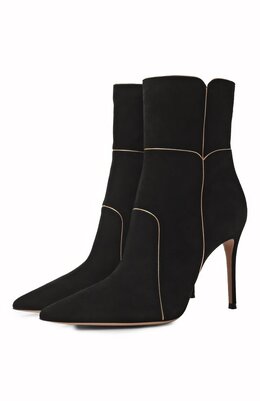 Gianvito Rossi: Чёрные ботинки 