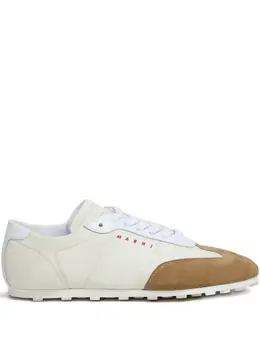 Marni: Белые кроссовки 