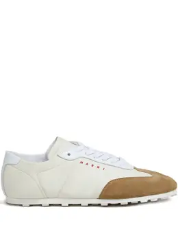 Marni: Белые кроссовки 