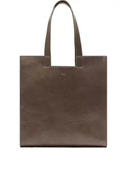 Bally: Коричневая сумка-шоппер 