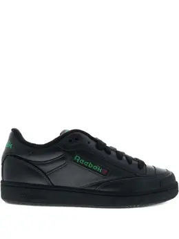 Reebok: Чёрные кроссовки  Club C