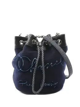 CHANEL Pre-Owned: Синяя сумка 