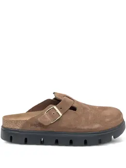 Birkenstock: Тёмные сабо  Boston