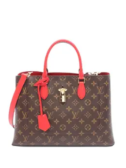 Louis Vuitton Pre-Owned: Сумка-шоппер с цветочным принтом 