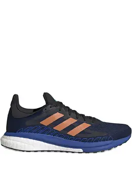 adidas: Оранжевые кроссовки  Solar
