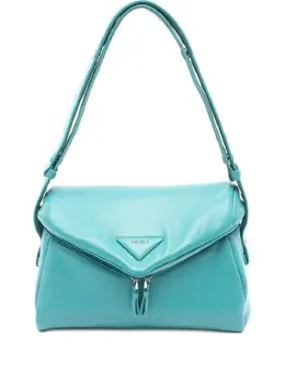 Prada Pre-Owned: Голубая сумка 