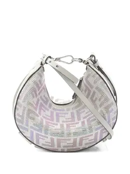 Fendi Pre-Owned: Серебристая сумка 